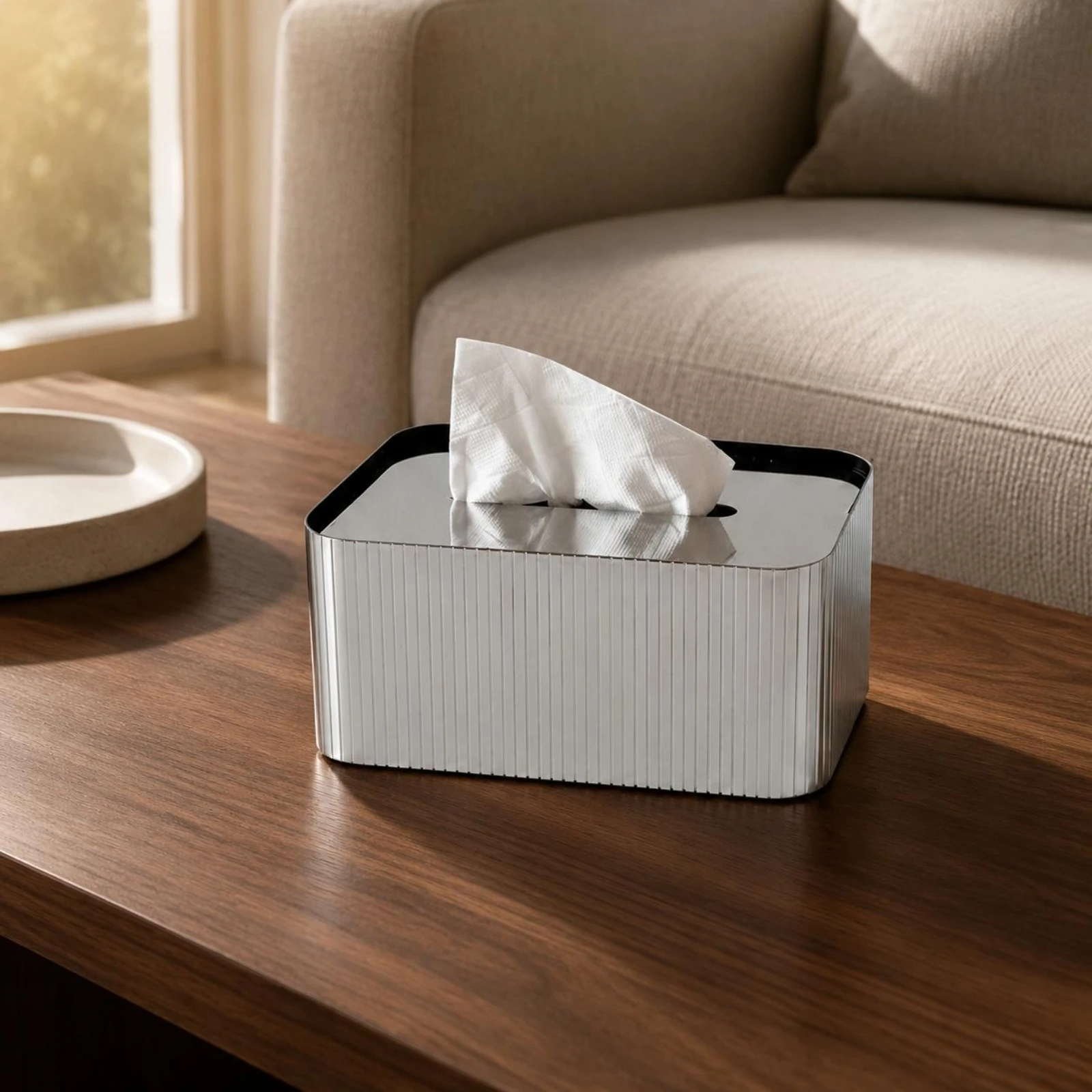 Stainless Steel Tissue Box Modern Rectangular Tissue Box Home Decor Easy Refills Household Item Shiny for Living Room
Stainless Steel Tissue Box Modern Rectangular Tissue Box Home Decor Easy Refills Household Item Shiny for Living Room