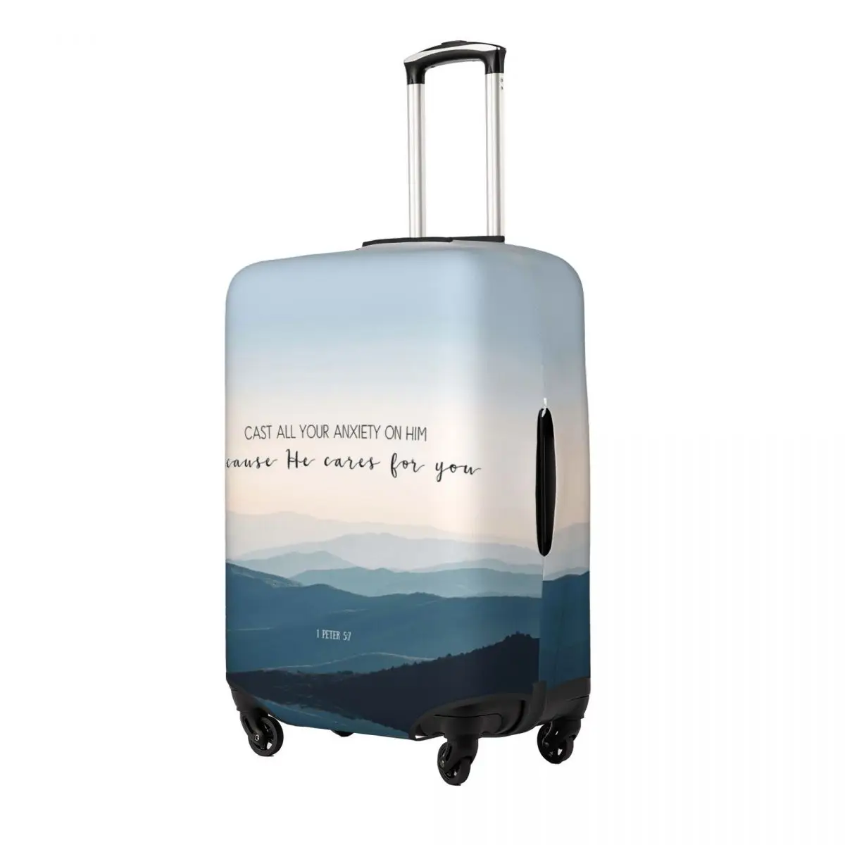 Christian Bible Verse Quote - Anxi Suitcase Cover Protection Elastic Trip Luggage Protector Covers for 18-32 Inch
Christian Bible Verse Quote - Anxi Suitcase Cover Protection Elastic Trip Luggage Protector Covers for 18-32 Inch