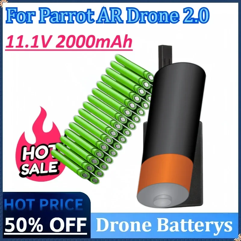 11.1V 2000mAh 20C Drone Battery for Gifi Power Battery Replacement Lipo Battery for PARROT AR DRONE 2.0 Drone
11.1V 2000mAh 20C Drone Battery for Gifi Power Battery Replacement Lipo Battery for PARROT AR DRONE 2.0 Drone