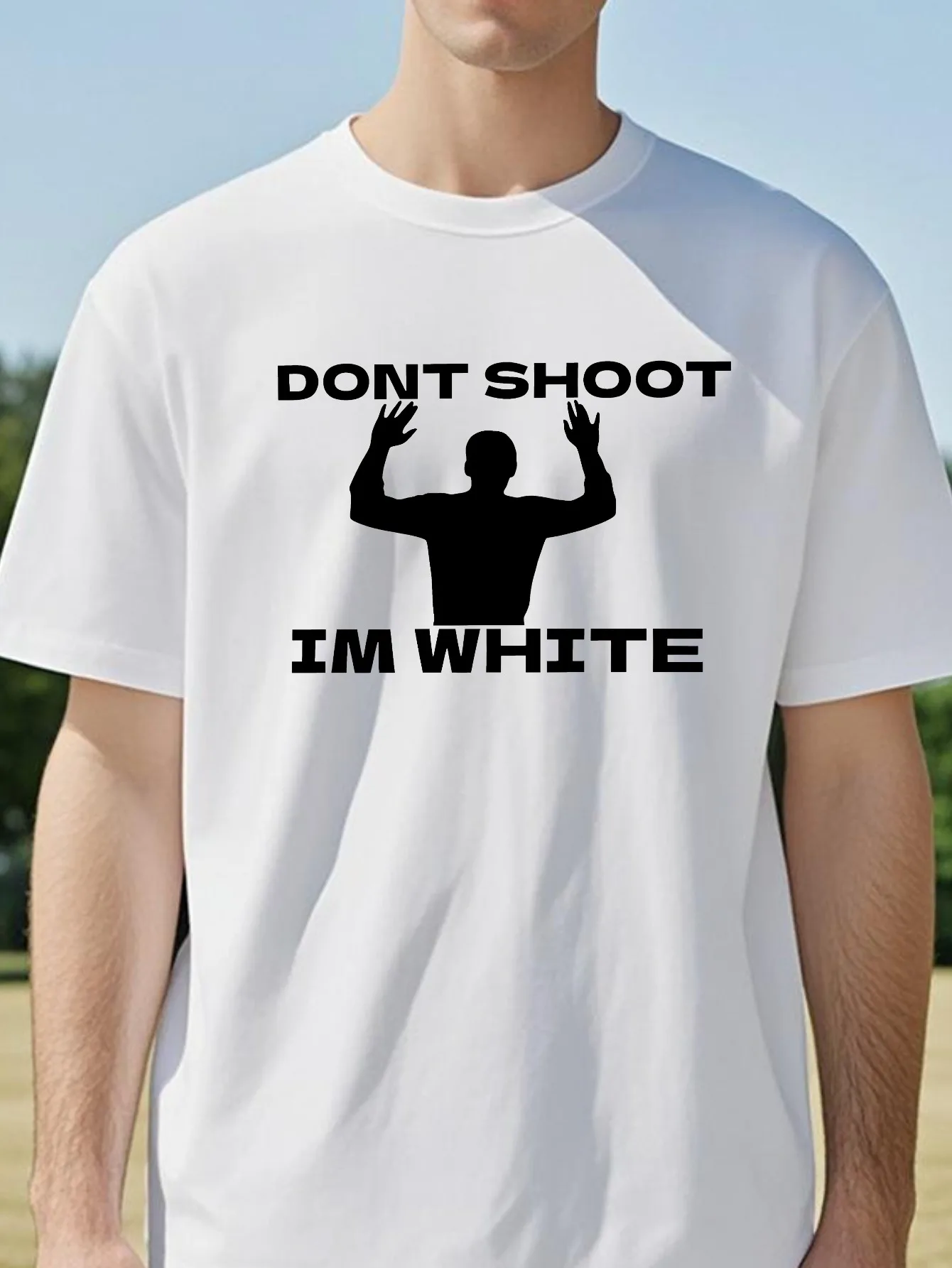 Don Shoot White Funny Sarcastic Tee Summer Breathable Short Sleeve O-Neck Harajuku Aesthetic T-Shirt
Don Shoot White Funny Sarcastic Tee Summer Breathable Short Sleeve O-Neck Harajuku Aesthetic T-Shirt