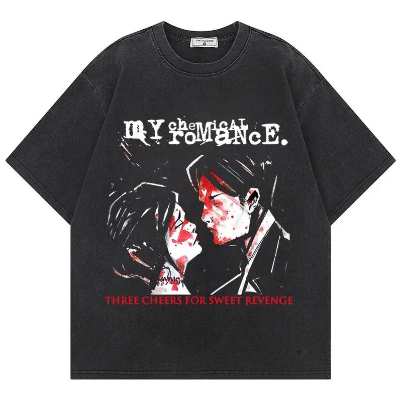 Rock Band My Chemical Romance Album Print T Shirt Men's Women's Hip Hop Vintage Washed T-shirt Casual Comfort Cotton T-shirts
Rock Band My Chemical Romance Album Print T Shirt Men's Women's Hip Hop Vintage Washed T-shirt Casual Comfort Cotton T-shirts