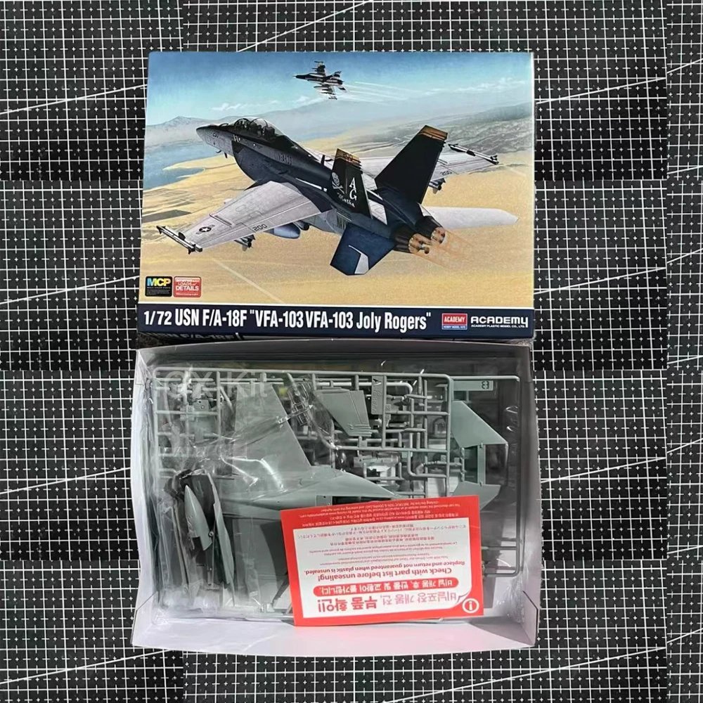 Academy 12535 1/72 Scale USN F18 F-18 F/A-18F VFA-103 Fighter Aircraft Jet Plastic Building Model Assembly Kit Hobby Craft
Academy 12535 1/72 Scale USN F18 F-18 F/A-18F VFA-103 Fighter Aircraft Jet Plastic Building Model Assembly Kit Hobby Craft