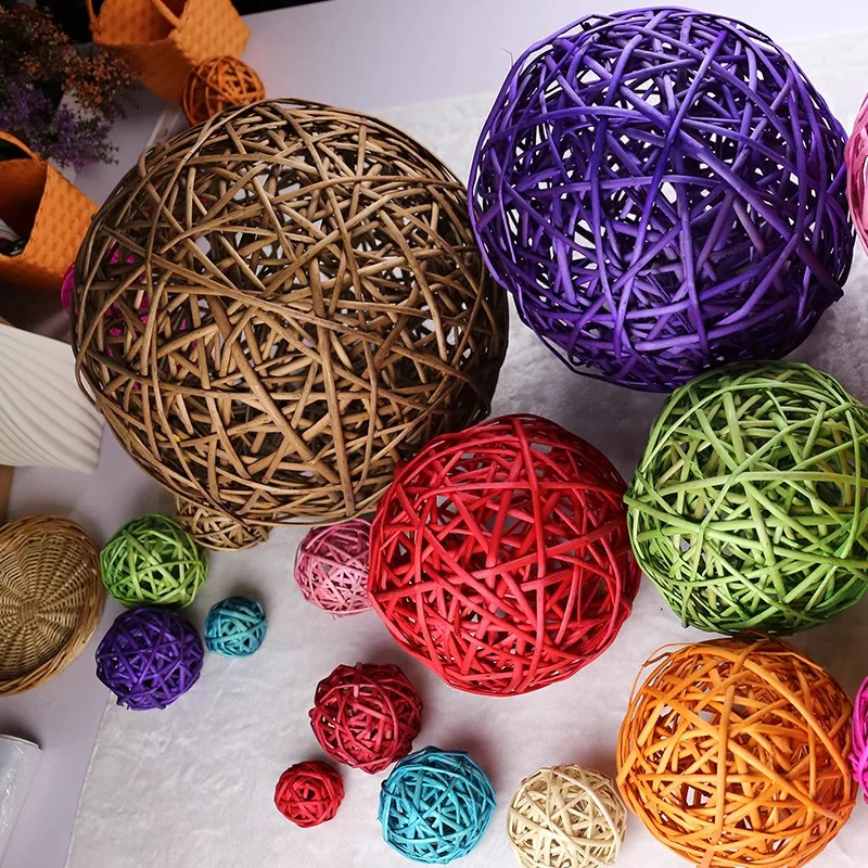 Willow balls and rattan balls shopping mall decoration flower balls Milan grass balls kindergarten hanging decorations and 
Willow balls and rattan balls shopping mall decoration flower balls Milan grass balls kindergarten hanging decorations and