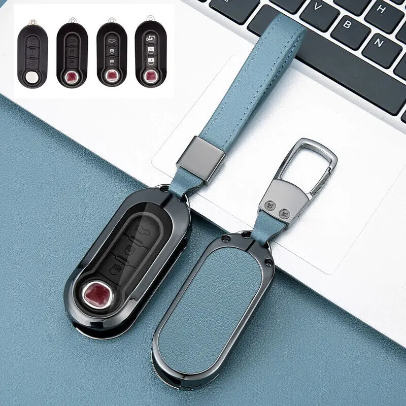 Zinc Alloy Leather Car Remote Key Case for Fiat 500 500L 500C ABARTH Grande Punto Brava Linea Dolcevita Keychain Key Shell
Zinc Alloy Leather Car Remote Key Case for Fiat 500 500L 500C ABARTH Grande Punto Brava Linea Dolcevita Keychain Key Shell