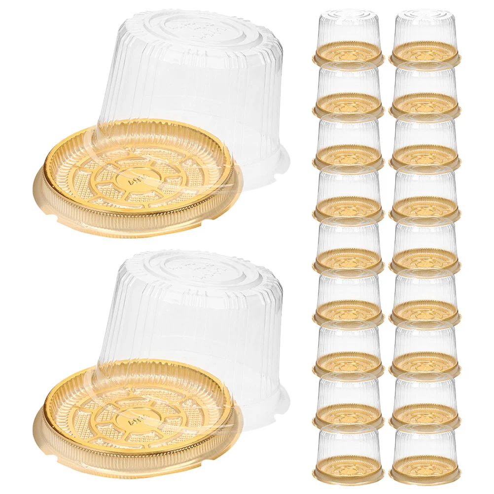 50 Pcs Transparent Box Cake Child Cupcake Cases Tray with Lid Plastic Slice Container
50 Pcs Transparent Box Cake Child Cupcake Cases Tray with Lid Plastic Slice Container