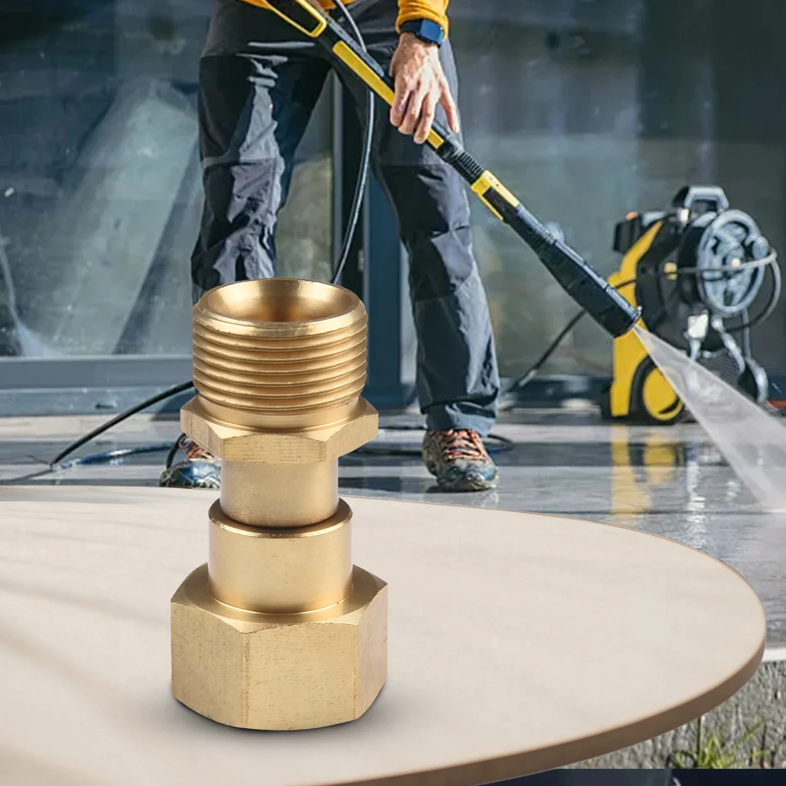 M22 14mm Thread Fitting Washer Adapter Washer Adapter Swivel Joint 360 Degree Rotation For Pressure Washers 360 Degree Rotation
M22 14mm Thread Fitting Washer Adapter Washer Adapter Swivel Joint 360 Degree Rotation For Pressure Washers 360 Degree Rotation