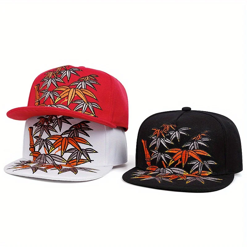 Hip Hop Embroidered Design Sun Protection Flat Brim Hat Unisex Streetwear Headwear for Skateboarding Dance Outdoor Activities 
Hip Hop Embroidered Design Sun Protection Flat Brim Hat Unisex Streetwear Headwear for Skateboarding Dance Outdoor Activities