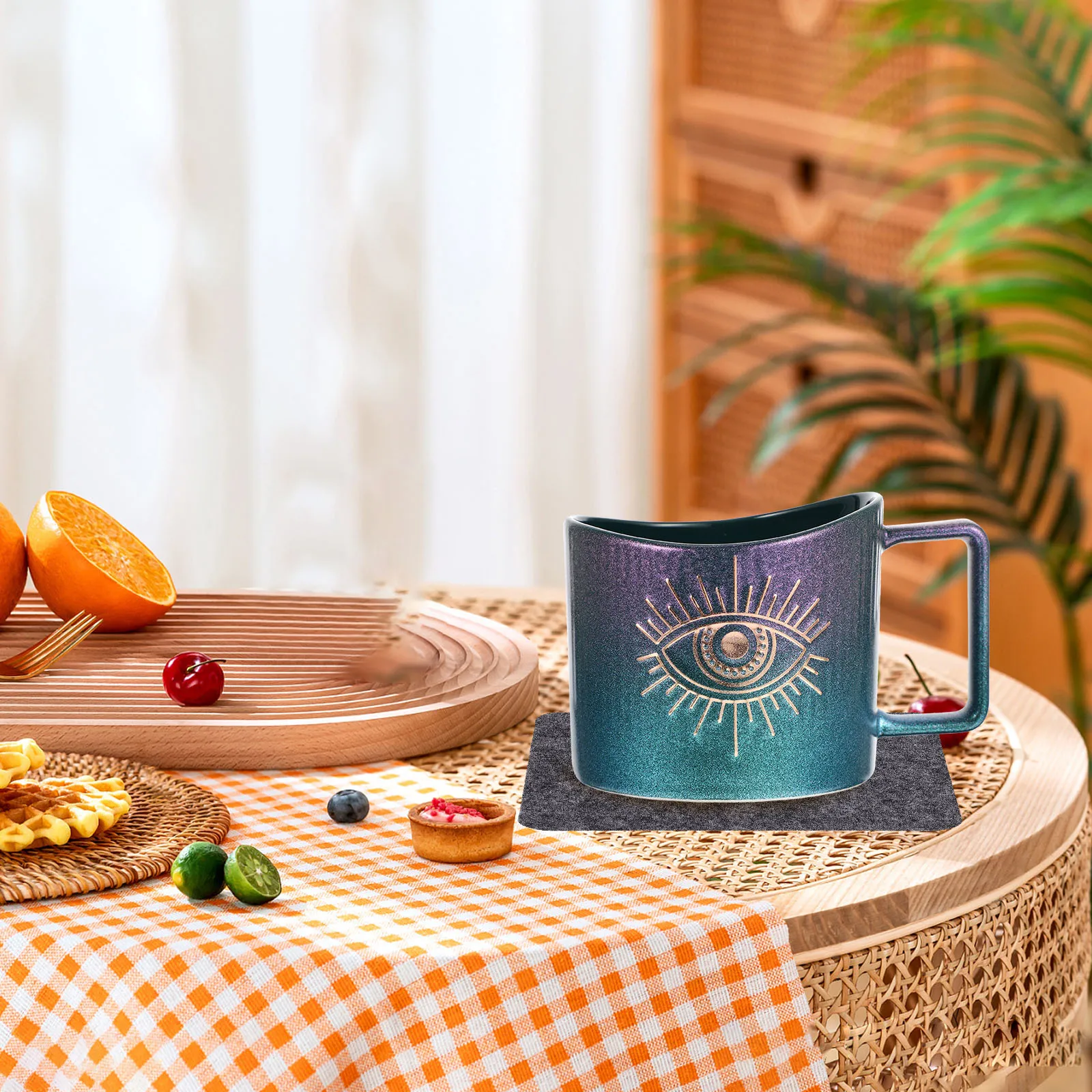 Felt Coasters Heat Resistant Placemats for Coffee Mug Cup Pad Dining Felt Coaster Table Decor Soft Cork Material
Felt Coasters Heat Resistant Placemats for Coffee Mug Cup Pad Dining Felt Coaster Table Decor Soft Cork Material