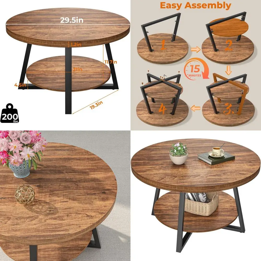 30. современный журнальный столик из орехового дерева с местом для хранения вещей для гостиной и небольших помещений, простая сборка.
30. современный журнальный столик из орехового дерева с местом для хранения вещей для гостиной и небольших помещений, простая сборка.