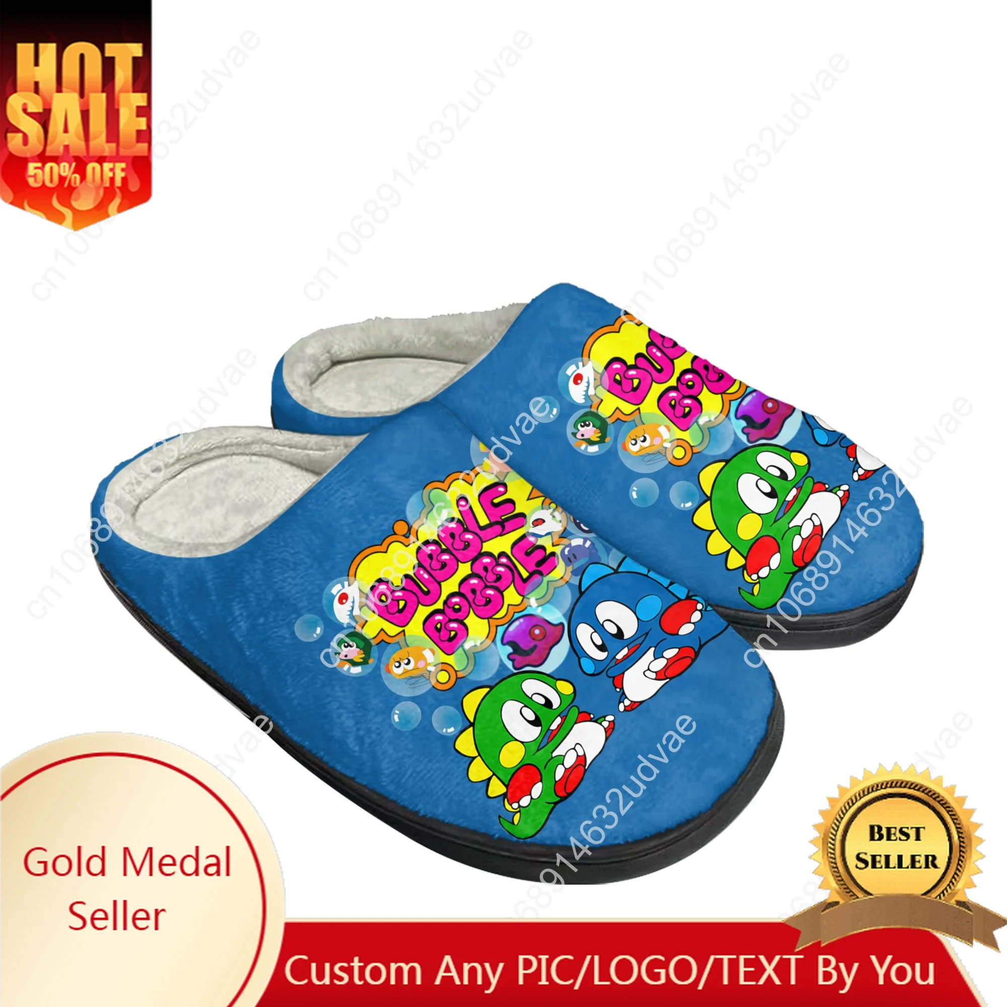 Bubble Bobble Cotton Slippers Men Women Plush Bedroom Casual Keep Warm Home Bedroom Shoes Thermal Indoor Slipper Customized Shoe
Bubble Bobble Cotton Slippers Men Women Plush Bedroom Casual Keep Warm Home Bedroom Shoes Thermal Indoor Slipper Customized Shoe