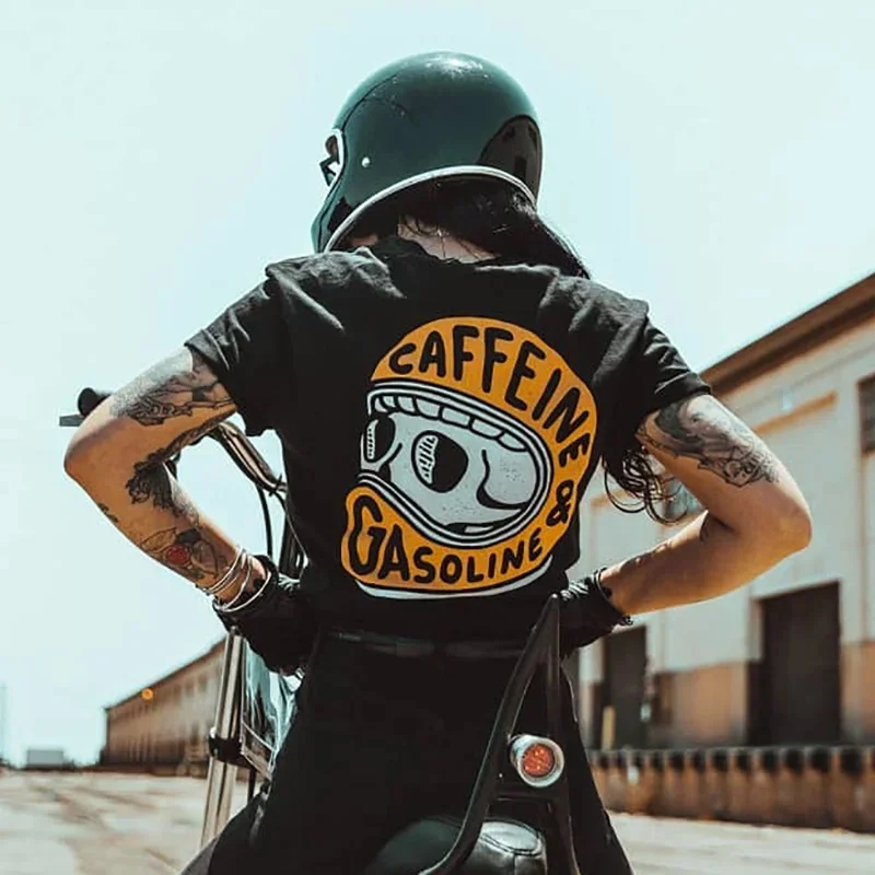 Caffeine & Gasoline Graphic Cotton T-shirt Unisex Men Women Summer Luxury Brand Tops Short Sleeve Classic Fashion Tee
Caffeine & Gasoline Graphic Cotton T-shirt Unisex Men Women Summer Luxury Brand Tops Short Sleeve Classic Fashion Tee