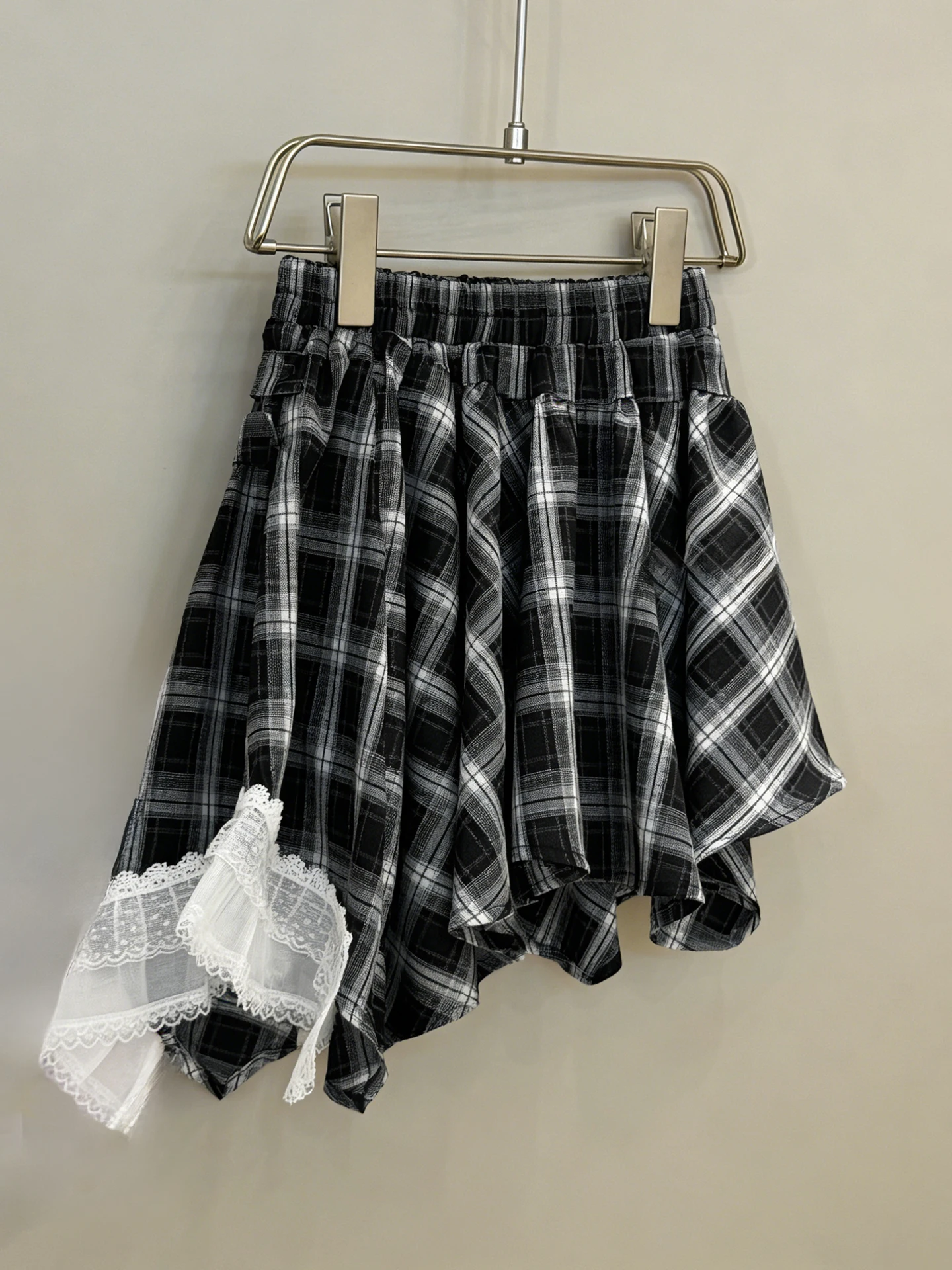 Girls Midi Skirt Children's Clothing Summer Outfit Unique Black Plaid Lace Trimmed Dress Korean Style mid Waist Elastic Waist
Girls Midi Skirt Children's Clothing Summer Outfit Unique Black Plaid Lace Trimmed Dress Korean Style mid Waist Elastic Waist