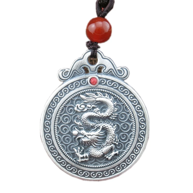 Retro sterling silver pendant 999 pure silver zodiac pendant natal year solid gossip silver round pendant
Retro sterling silver pendant 999 pure silver zodiac pendant natal year solid gossip silver round pendant