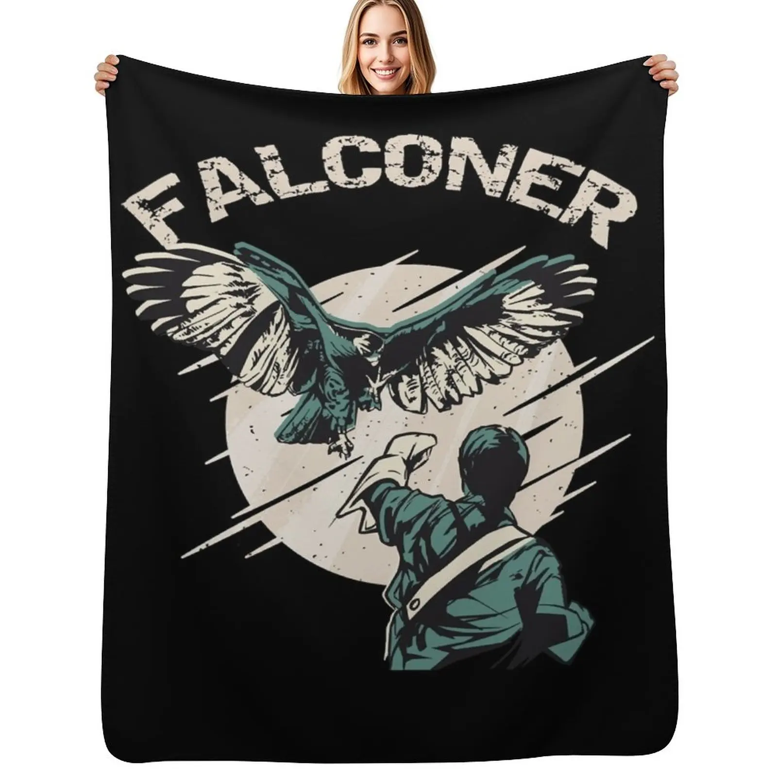 Falconry Bird landing on Falconer armClassic T-Shirt.png Throw Blanket Machine Washable Soft Warm Blanket
Falconry Bird landing on Falconer armClassic T-Shirt.png Throw Blanket Machine Washable Soft Warm Blanket