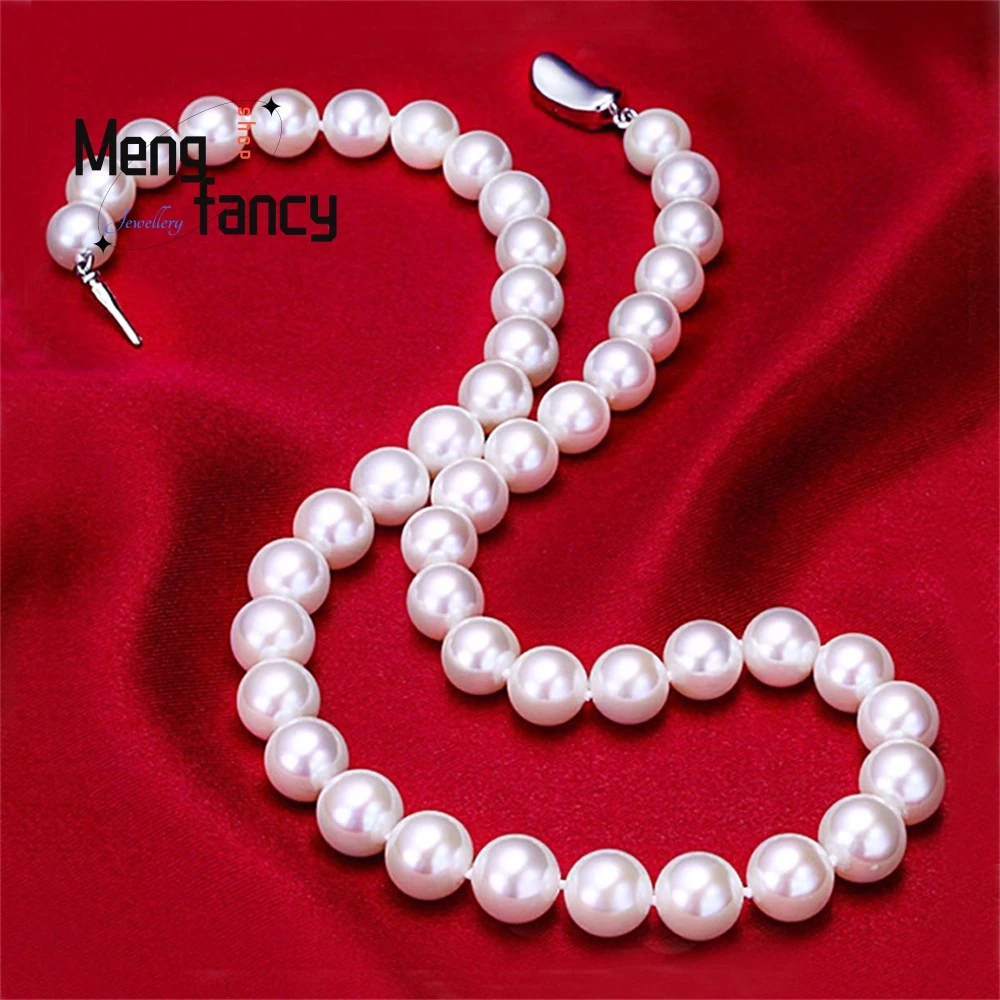 Exquisite Nanhai Pearl Necklace, A New Chinese-Style Collarbone Chain For Women, Versatile And High-End, Niche Beaded Necklaces
Exquisite Nanhai Pearl Necklace, A New Chinese-Style Collarbone Chain For Women, Versatile And High-End, Niche Beaded Necklaces
