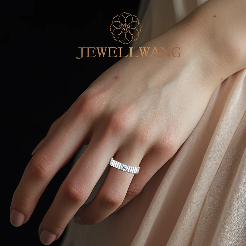 JEWELLWANG 0.30Ct Custom Moissanite Rings for Men and Women S925 Silver Moissanite Ring Engagement Gifts Festival Gift
JEWELLWANG 0.30Ct Custom Moissanite Rings for Men and Women S925 Silver Moissanite Ring Engagement Gifts Festival Gift