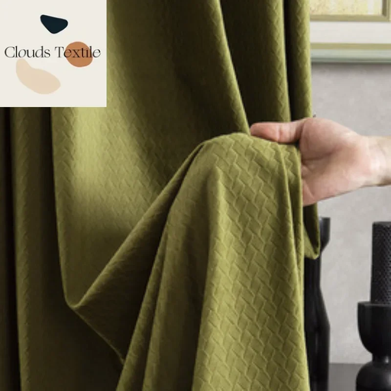 New Texture Velvet Luxury Flannel Shading Simple Velvet High-grade Curtains for Living Dining Room Bedroom Window Customize
New Texture Velvet Luxury Flannel Shading Simple Velvet High-grade Curtains for Living Dining Room Bedroom Window Customize