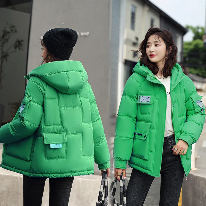Womens Hooded Cotton Coat 2023 Winter Down Cotton Parkas Korean Loose Puffer Jacket Student Outwear Windproof Cotton-Padded Coat
Womens Hooded Cotton Coat 2023 Winter Down Cotton Parkas Korean Loose Puffer Jacket Student Outwear Windproof Cotton-Padded Coat