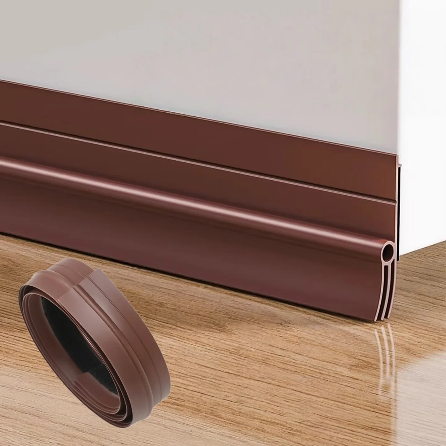 1pc Reusable Door Seal Strip Self-adhesive Removable Wind and Dust Proof Under Door Gap Weather Strip Soundproof Tape
1pc Reusable Door Seal Strip Self-adhesive Removable Wind and Dust Proof Under Door Gap Weather Strip Soundproof Tape