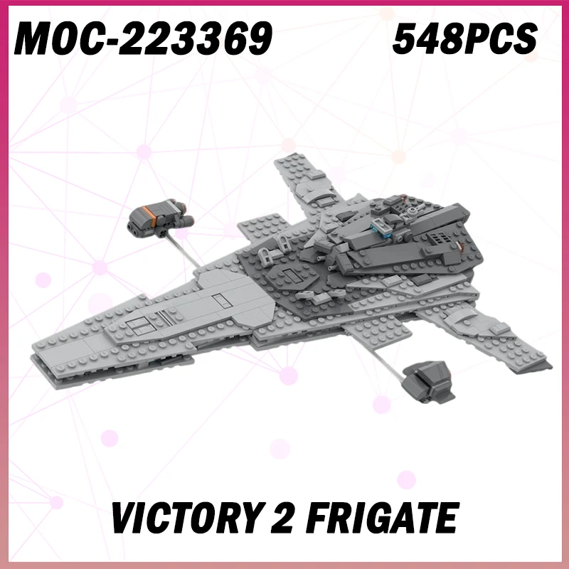 548PCS MOC-223369 Unique Spaceship Victory 2 Frigate Building Blocks Toy For Kids Birthday Party Decoration Stars Bricks SET
548PCS MOC-223369 Unique Spaceship Victory 2 Frigate Building Blocks Toy For Kids Birthday Party Decoration Stars Bricks SET