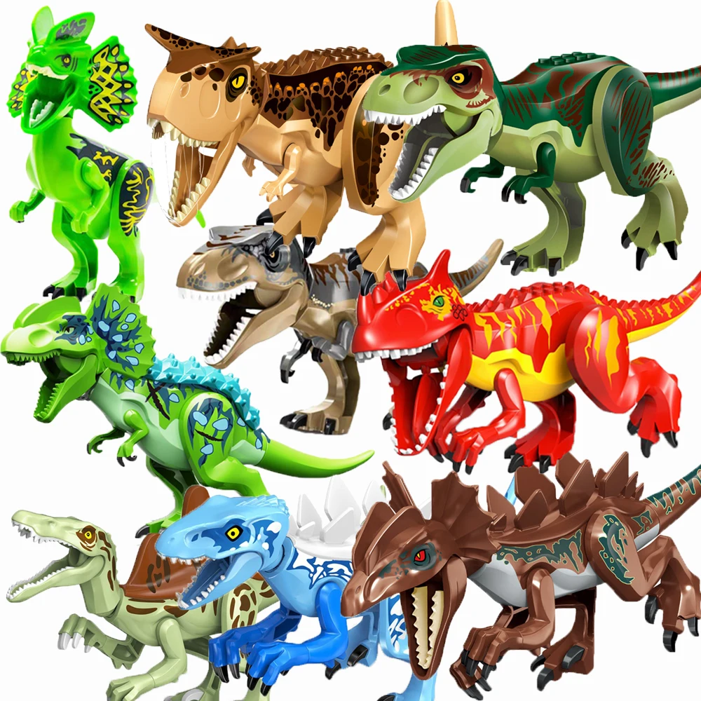 Jurassic Dinosaur Building Blocks Tyrannosaurus Brachiosaurus Velociraptor Triceratops Stegosaurus Model Bricks Toys
Jurassic Dinosaur Building Blocks Tyrannosaurus Brachiosaurus Velociraptor Triceratops Stegosaurus Model Bricks Toys