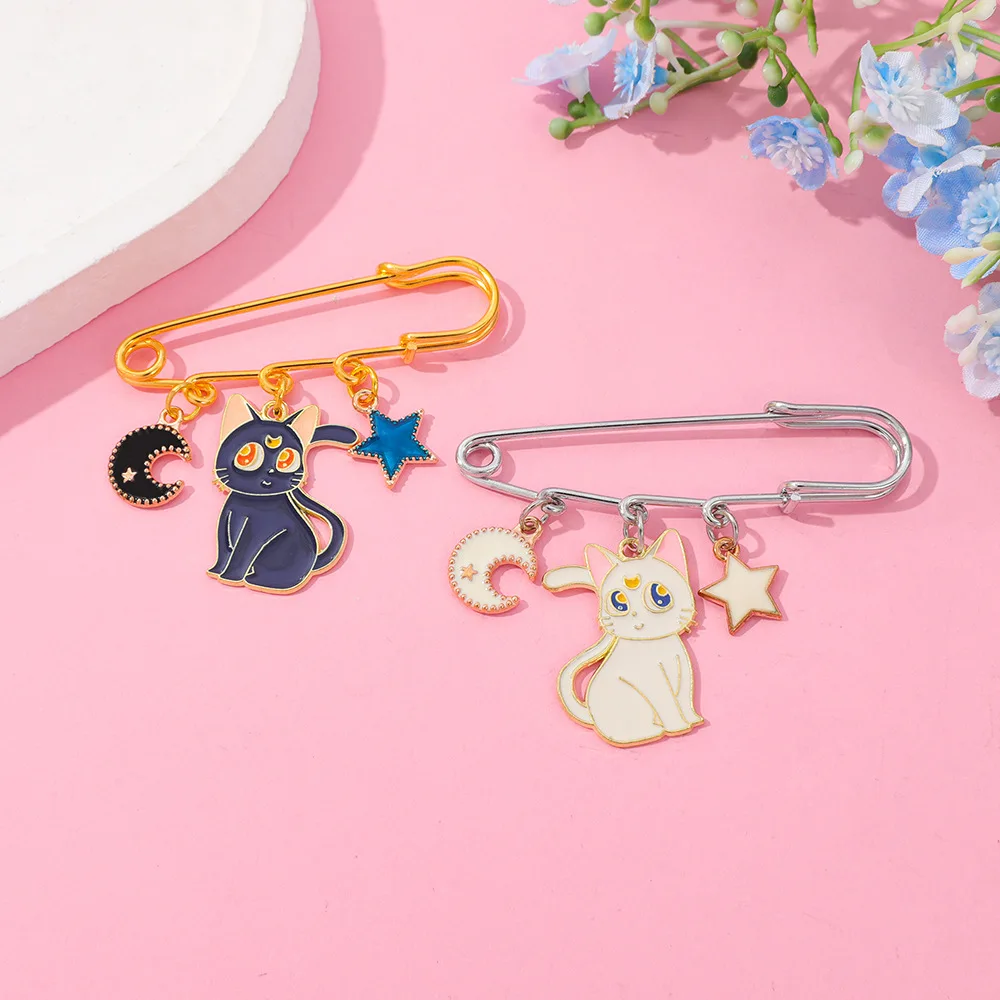 Cartoon Sailor Moon Cat Brooch for Women Brooch Lapel Pins Enamel Pin Backpacks Cute Jewelry Accessories Gift
Cartoon Sailor Moon Cat Brooch for Women Brooch Lapel Pins Enamel Pin Backpacks Cute Jewelry Accessories Gift
