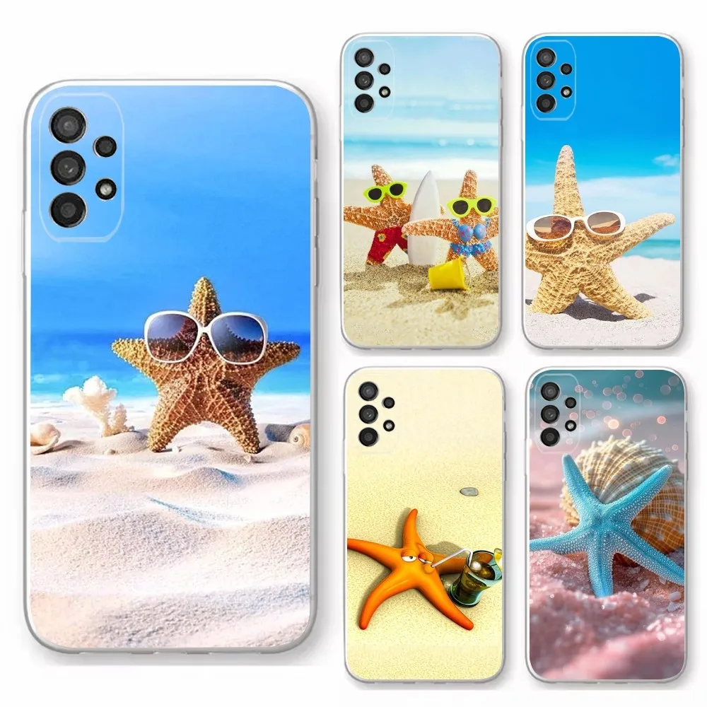 Sea Starfish Phone Case For Samsung Galaxy A71,70,52,40,51,31,A50,21S,30S,Note20ultra Transparent Cover
Sea Starfish Phone Case For Samsung Galaxy A71,70,52,40,51,31,A50,21S,30S,Note20ultra Transparent Cover