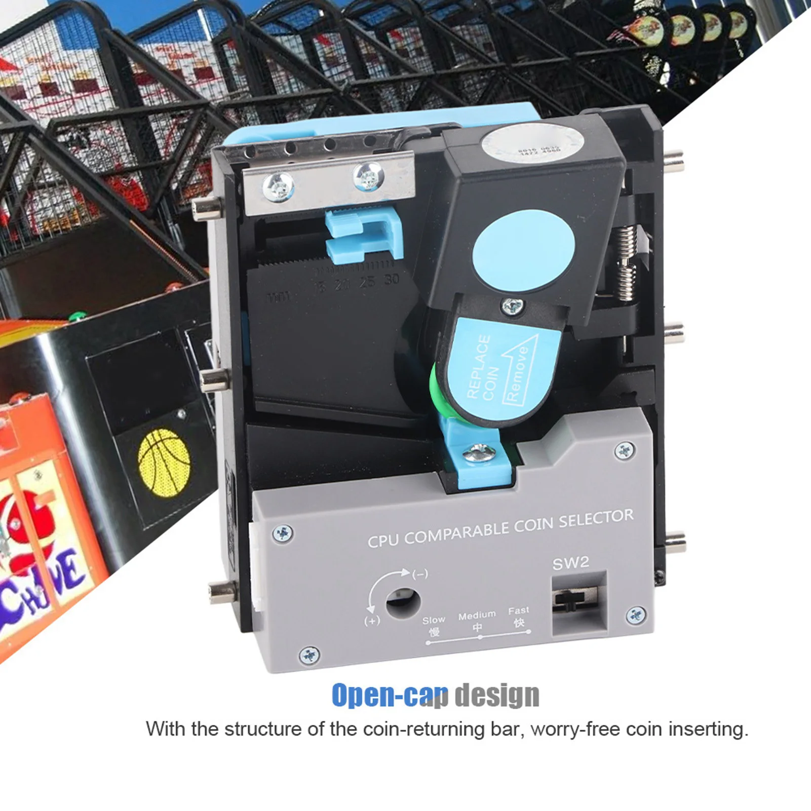 TW-800III CPU Comparable Vertical Coin Selector Acceptor for Arcade Games Large Vending Machines High Precision Coin Recognition
TW-800III CPU Comparable Vertical Coin Selector Acceptor for Arcade Games Large Vending Machines High Precision Coin Recognition