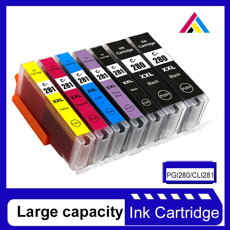 CSD For Canon 280 280 PGI-280 CLI-281 Ink Cartridge Compatible for Pixma TR8520 TS6220 TS6320 TR7520 TS6120 TS9120
CSD For Canon 280 280 PGI-280 CLI-281 Ink Cartridge Compatible for Pixma TR8520 TS6220 TS6320 TR7520 TS6120 TS9120