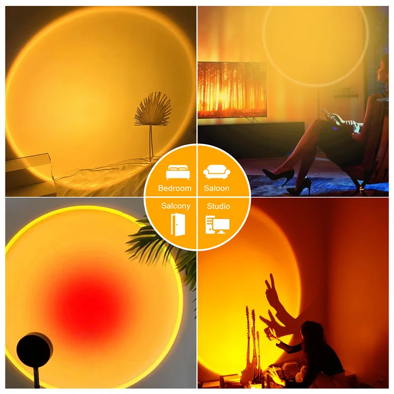 AEE3-LED USB Sunset Lamp Night Light Projector Birthday Party Decoration Portable Mood Light For Bedroom Living
AEE3-LED USB Sunset Lamp Night Light Projector Birthday Party Decoration Portable Mood Light For Bedroom Living