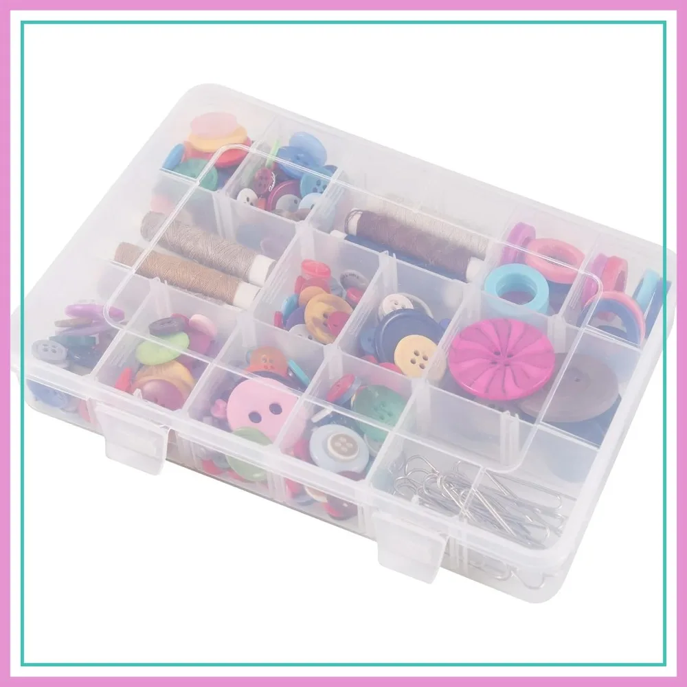 18 Grids Plastic Organizer Box with Dividers, Clear Compartment Container for Beads Crafts Jewelry Fishing Tackles, 7.9 x 6.2 x 1.2 in
18 Grids Plastic Organizer Box with Dividers, Clear Compartment Container for Beads Crafts Jewelry Fishing Tackles, 7.9 x 6.2 x 1.2 in