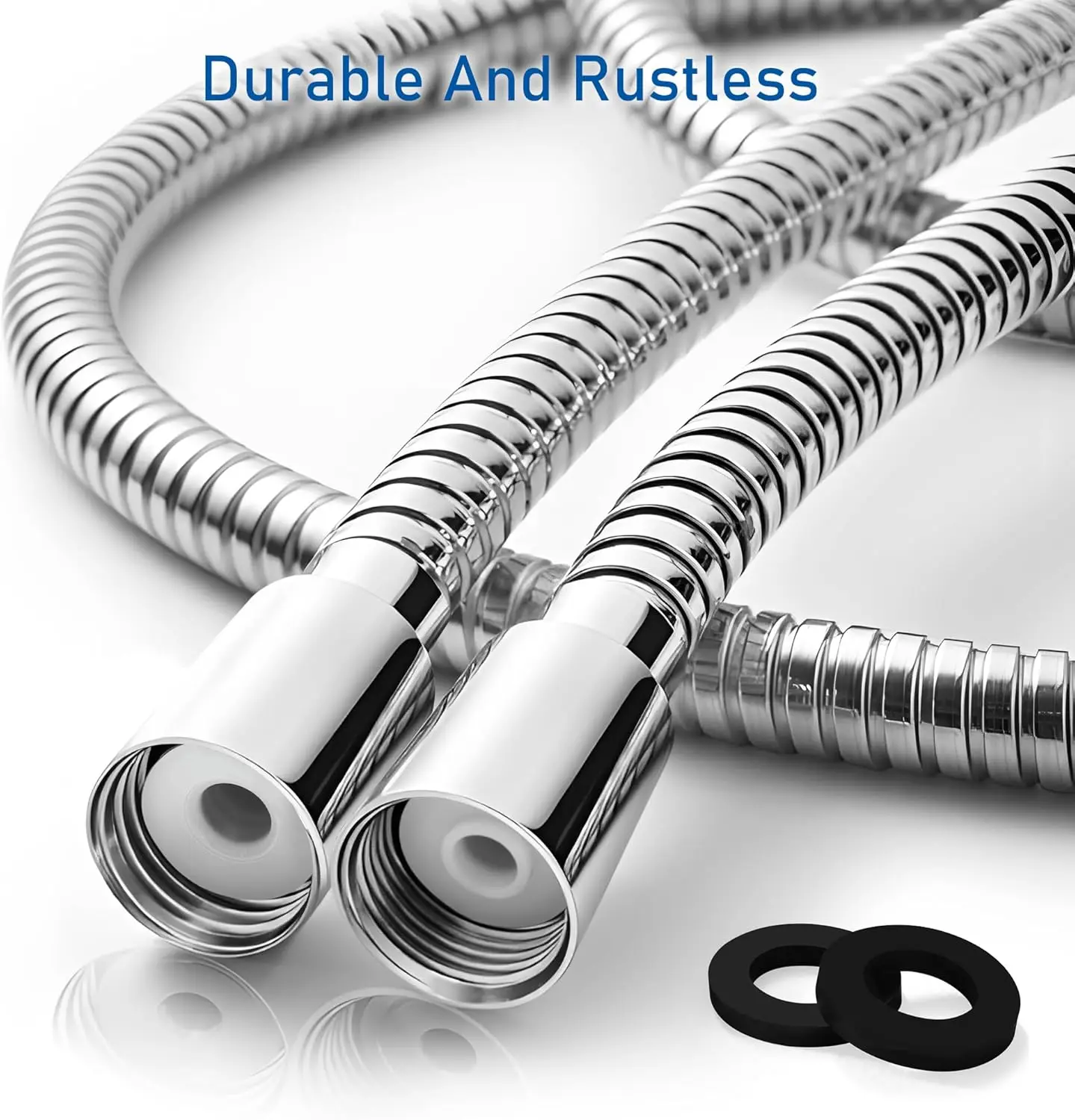 Shower Hose for Handheld Shower Heads Stainless Steel Flexible Hose Replacement Same Shape Connector Pipe Bathroom Plumbing Tube
Shower Hose for Handheld Shower Heads Stainless Steel Flexible Hose Replacement Same Shape Connector Pipe Bathroom Plumbing Tube