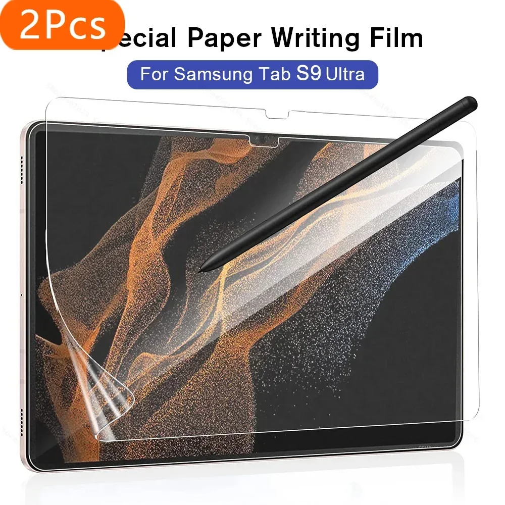 2Pcs For Samsung Galaxy Tab S9 Ultra S9+ FE Matte Paint Writing Film SamsungS9 Plus S9Ultra S 9 Soft PET Screen Protector Not Gl
2Pcs For Samsung Galaxy Tab S9 Ultra S9+ FE Matte Paint Writing Film SamsungS9 Plus S9Ultra S 9 Soft PET Screen Protector Not Gl