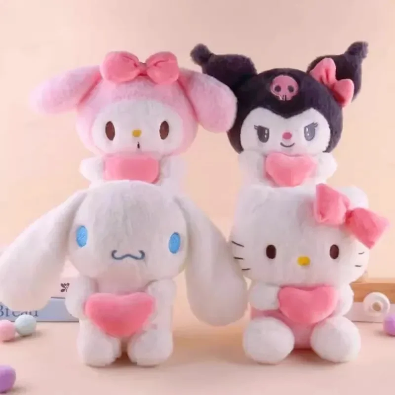 Плюшевая кукла Sanrio Hello Kitty 22 см, мягкая игрушка-подушка для девочек, мультяшные персонажи Kuromi, My Melody, Cinnamoroll, подарок
Плюшевая кукла Sanrio Hello Kitty 22 см, мягкая игрушка-подушка для девочек, мультяшные персонажи Kuromi, My Melody, Cinnamoroll, подарок