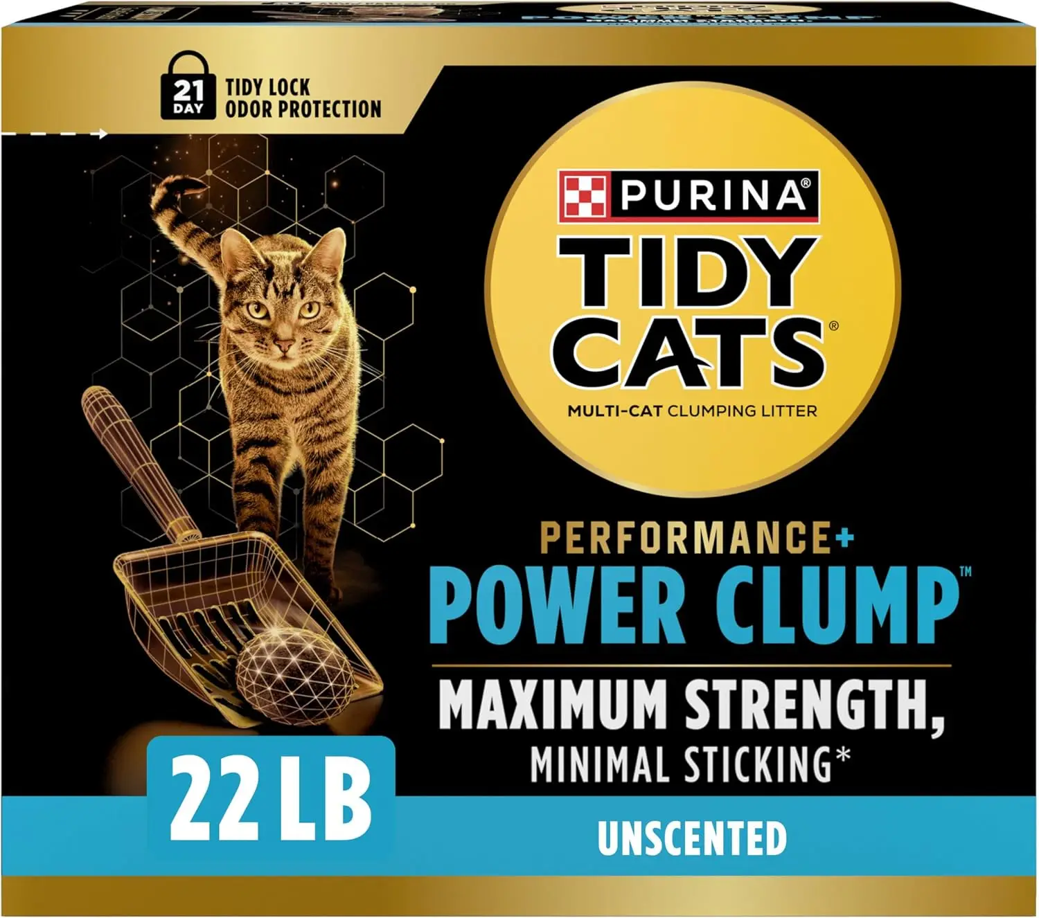 Unscented Multi Cat Clumping Cat Litter with Activated Charcoal Odor Control, 22 lb
Unscented Multi Cat Clumping Cat Litter with Activated Charcoal Odor Control, 22 lb
