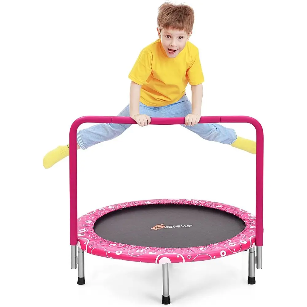 Portable Mini Trampoline for Kids with Covered Handle, Safety Pad, Suitable for Indoor/Outdoor Use, Max Load 330 LBS
Portable Mini Trampoline for Kids with Covered Handle, Safety Pad, Suitable for Indoor/Outdoor Use, Max Load 330 LBS