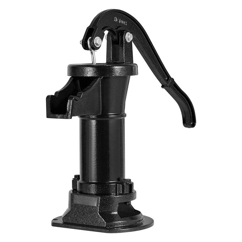 Well Hand Pitcher Pump, 25 ft Maximum Lift, Antique Cast Iron Manual Hand Water Pump, NPT 1-1/4 in Connection, Easy Installation, Old Fashioned for Outdoor Garden, Pond, Backyard, Farm, Black
Well Hand Pitcher Pump, 25 ft Maximum Lift, Antique Cast Iron Manual Hand Water Pump, NPT 1-1/4 in Connection, Easy Installation, Old Fashioned for Outdoor Garden, Pond, Backyard, Farm, Black