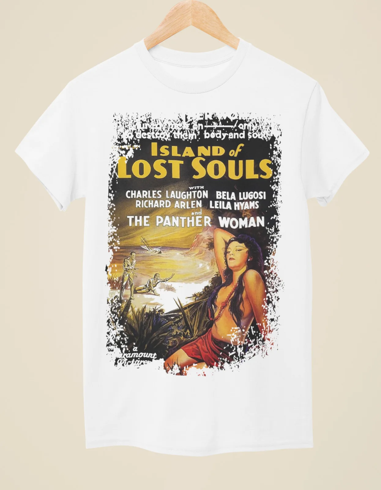 The Island of Lost Souls (1932) - Movie Poster Inspired Unisex White T-Shirt
The Island of Lost Souls (1932) - Movie Poster Inspired Unisex White T-Shirt