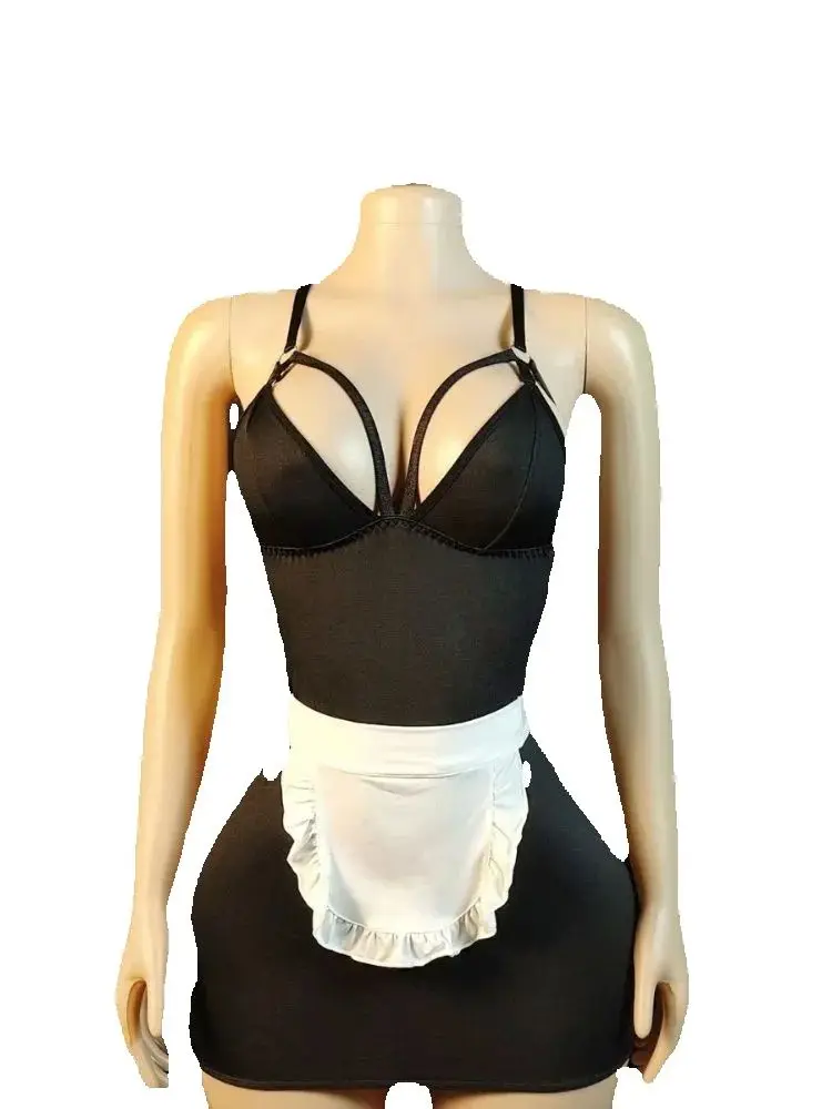 SsTss сексуальный костюм кролика для ролевых игр для девочек, женский черный фартук на тонких бретельках с рюшами, костюм горничной, Kawaii, ночная рубашка Babydoll
SsTss сексуальный костюм кролика для ролевых игр для девочек, женский черный фартук на тонких бретельках с рюшами, костюм горничной, Kawaii, ночная рубашка Babydoll