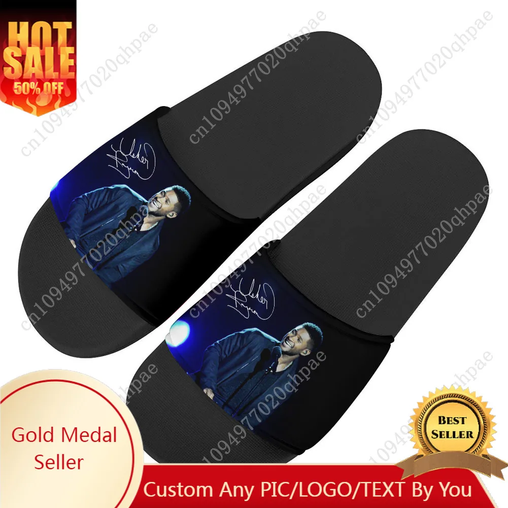 Usher Sandals Home Slippers Water Shoes Men Women Teenagers Sandal Bathroom Beach Pool Custom Made Summer Slipper
Usher Sandals Home Slippers Water Shoes Men Women Teenagers Sandal Bathroom Beach Pool Custom Made Summer Slipper
