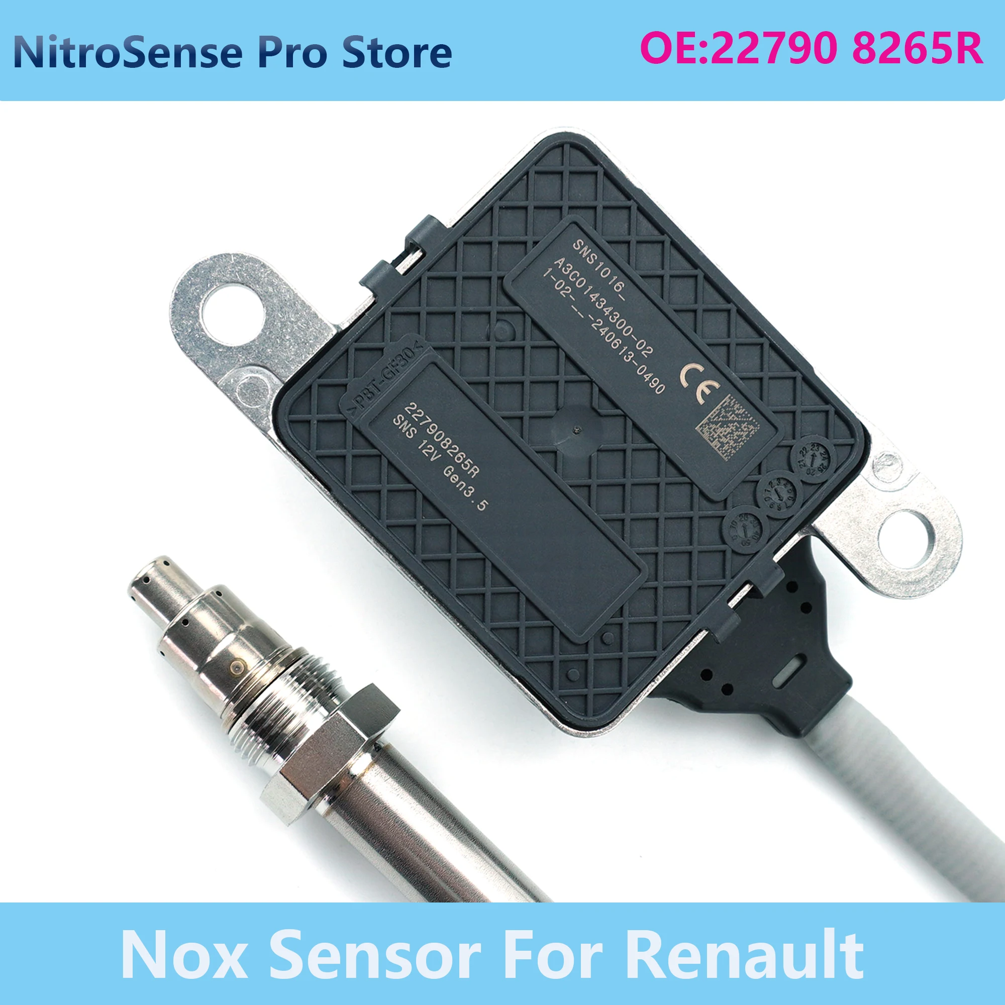 227908265R 22790 8265R Original New Nitrogen Oxide Sensor Nox Sensor For Renault Alaskan 2.3 dCi Factory Direct Part
227908265R 22790 8265R Original New Nitrogen Oxide Sensor Nox Sensor For Renault Alaskan 2.3 dCi Factory Direct Part