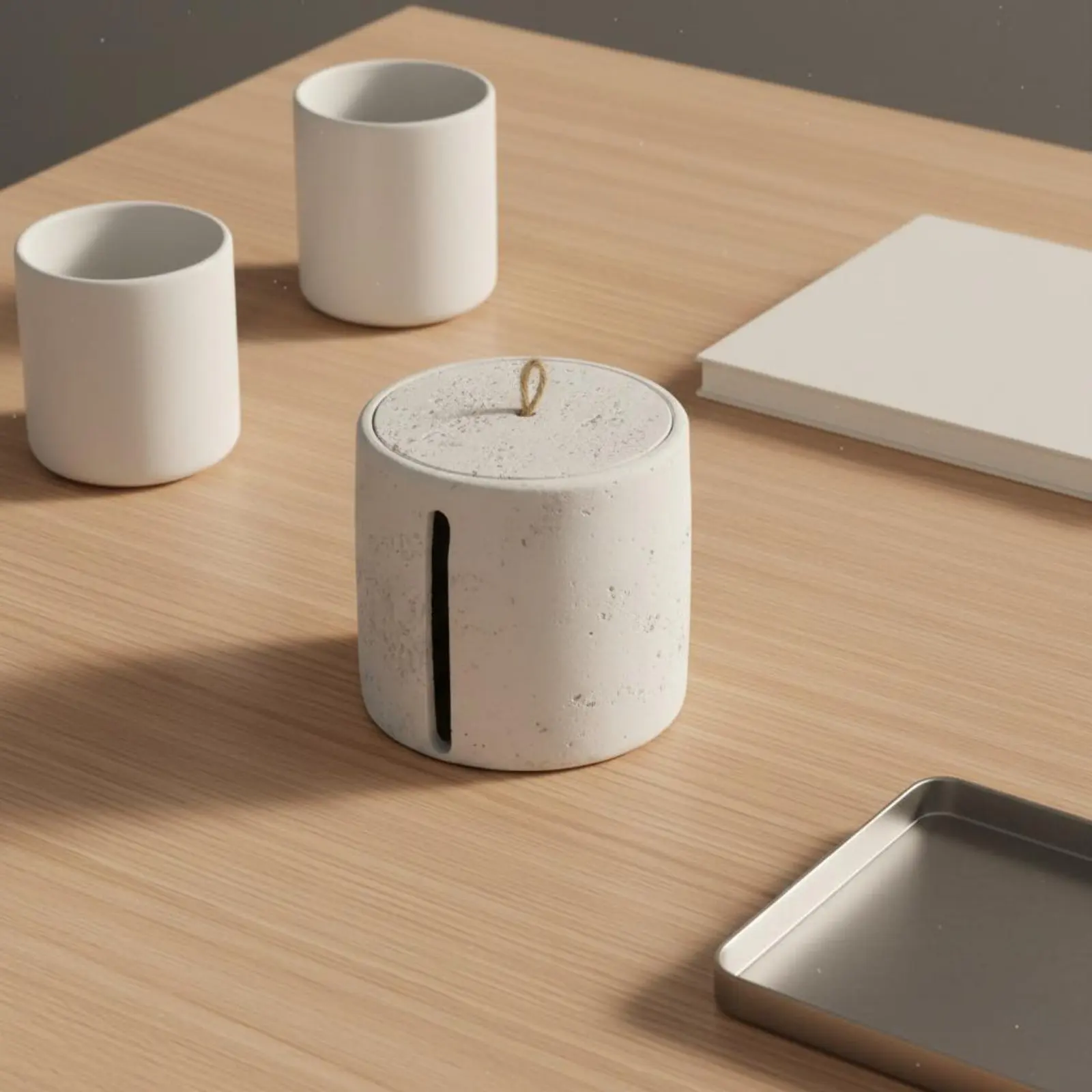 Travertine Design Tissue Canister Minimalist Design Cylindrical Tissue Box Bathroom Organizer Environmentally Conscious Material
Travertine Design Tissue Canister Minimalist Design Cylindrical Tissue Box Bathroom Organizer Environmentally Conscious Material