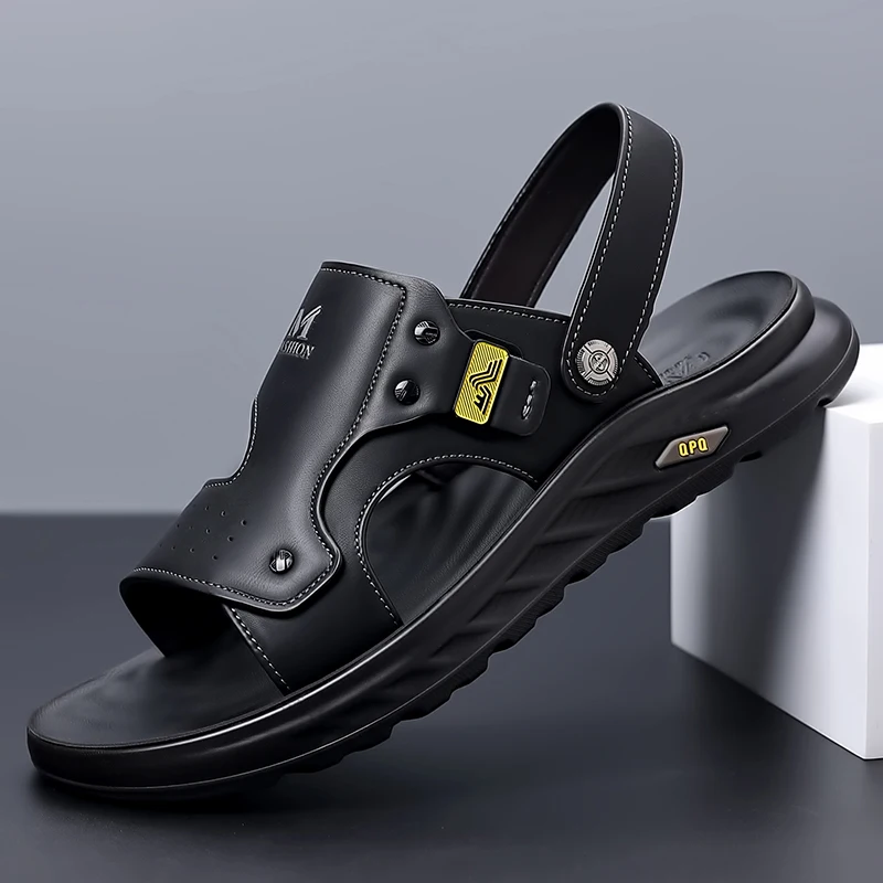 Men's Open-Toe Sandal with Adjustable Strap and Breathable Perforated Upper for Summer Casual Wear, Lightweight Comfort Design
Men's Open-Toe Sandal with Adjustable Strap and Breathable Perforated Upper for Summer Casual Wear, Lightweight Comfort Design