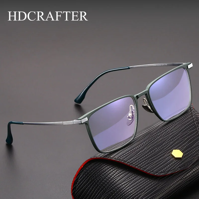 HDCRAFTER Top Quality Titanium Prescription Glasses Frame Men Vintage Retro Square Eyeglasses Frame Women Designer Eyewear
HDCRAFTER Top Quality Titanium Prescription Glasses Frame Men Vintage Retro Square Eyeglasses Frame Women Designer Eyewear