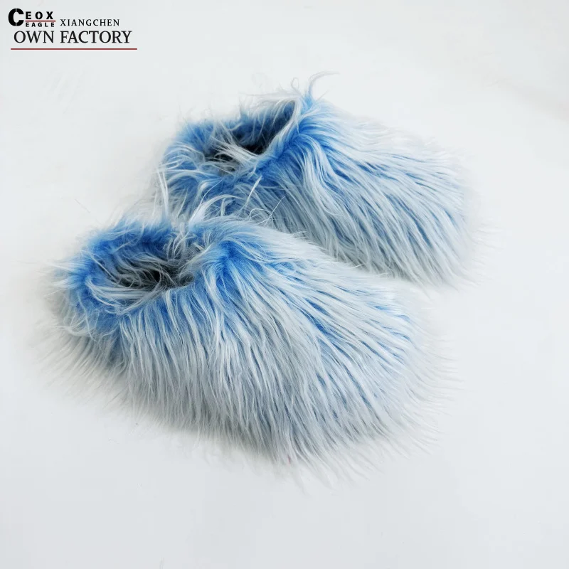 Women's Plush Warm Winter Faux Fur for Slippers Mongolian Wool Inspired Y2K Wool Slides Spicy Girl Imitation Fur for Spring
Women's Plush Warm Winter Faux Fur for Slippers Mongolian Wool Inspired Y2K Wool Slides Spicy Girl Imitation Fur for Spring