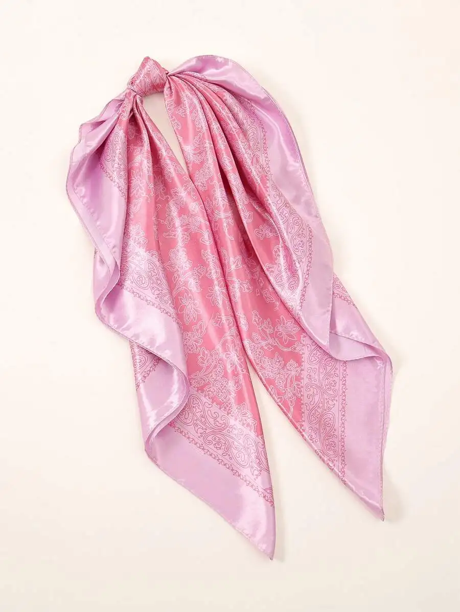 Womens Satin Paisley Print Headscarf Lightweight Breathable Bandana
Womens Satin Paisley Print Headscarf Lightweight Breathable Bandana
