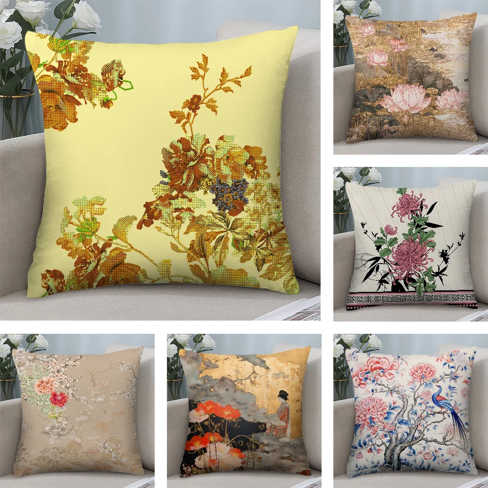 Traditional Chinese Art Pillow Case Short Plush Pillow Covers Sofa Decorative Gift Home Double-sided Printing Cushion Cover
Traditional Chinese Art Pillow Case Short Plush Pillow Covers Sofa Decorative Gift Home Double-sided Printing Cushion Cover