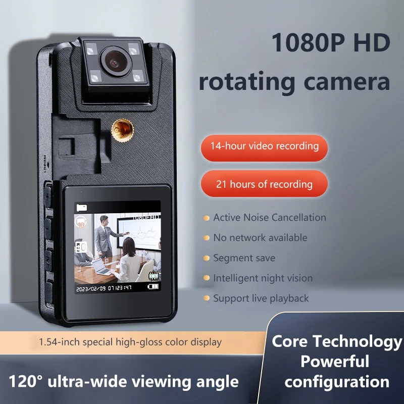 High Definition Sports Camera Law Enforcement Recorder With Screen Infrared Night Vision Rotating Lens A39
High Definition Sports Camera Law Enforcement Recorder With Screen Infrared Night Vision Rotating Lens A39