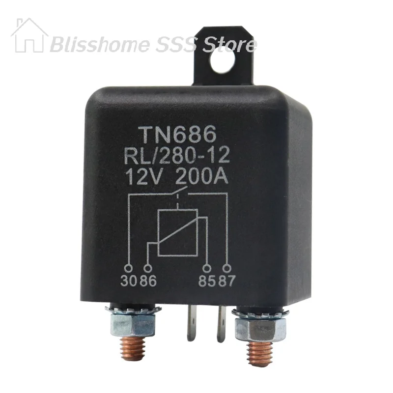 【S】High Current Relay Starting relay 200A 100A 12V/24V Power Automotive Heavy Current Start relay Car relay
【S】High Current Relay Starting relay 200A 100A 12V/24V Power Automotive Heavy Current Start relay Car relay
