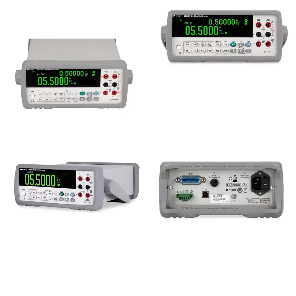 5.5 Digit High Accuracy Multimeter (34450A) for Laboratory Electrical Test Measurement
5.5 Digit High Accuracy Multimeter (34450A) for Laboratory Electrical Test Measurement